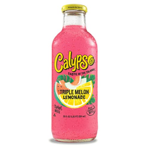 Calypso citronu, meloņu un arbūzu limonādes dzēriens
