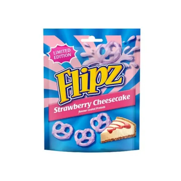 Kliņģerīši FLIPZ ar zemeņu siera kūkas garšu