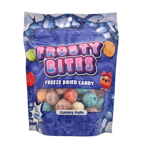Frosty Bites liofilizētas gumijas konfektes Gummy Puffs