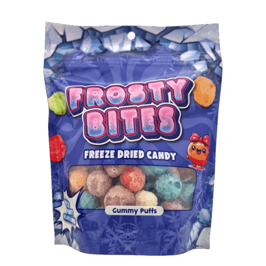 Frosty Bites liofilizētas gumijas konfektes Gummy Puffs