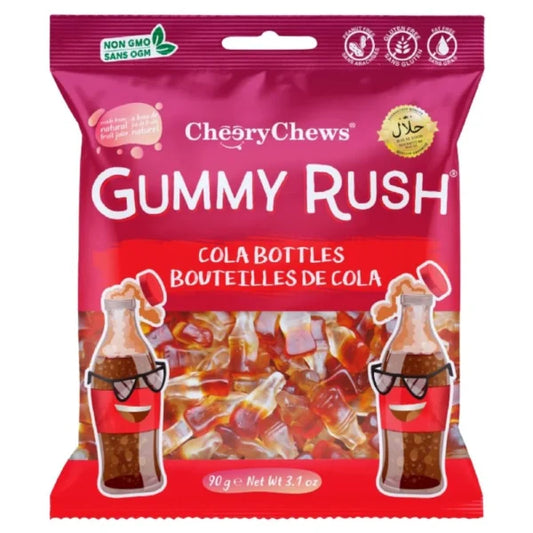 CheeryChews gumijas konfektes ar kolas garšu (pudelītes)